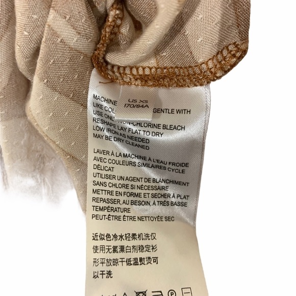 Maeve Anthropologie Half Button Pullover XS Brown - Picture 6 of 7